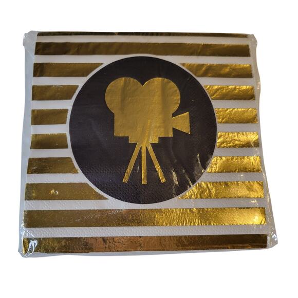 Hollywood Awards Night Party Decor Set Backdrop, Props, Swirls, Napkins and More - Picture 4 of 16